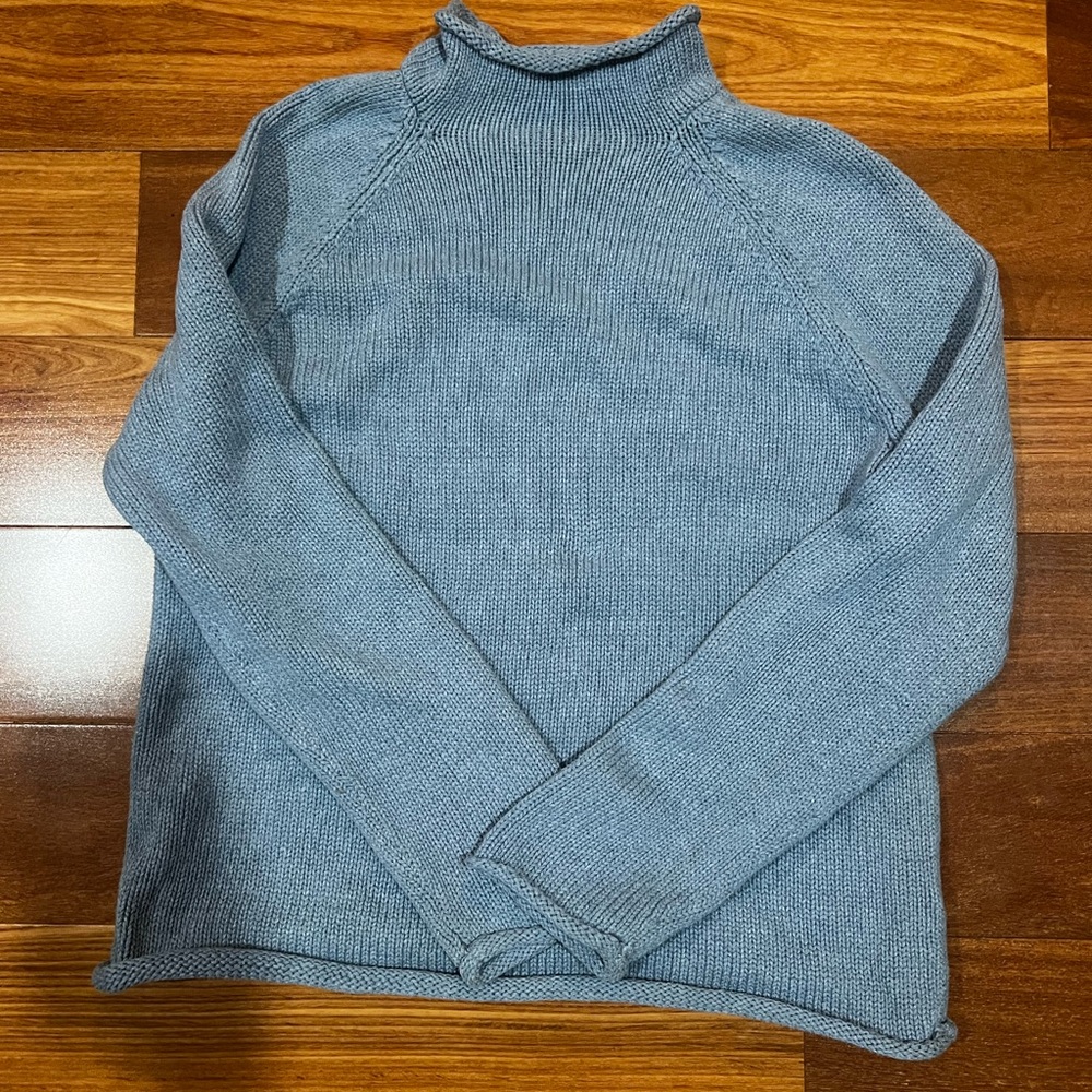 J. Crew Cotton Rollneck Sweater